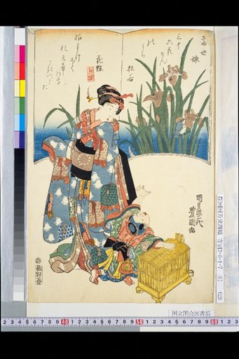 Thirty-Six Flowers of Modern Girls: Iris