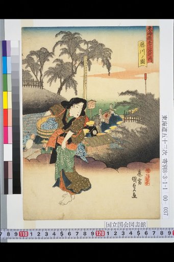 The Fifty-Three Stations of the Tōkaidō: Fujikawa