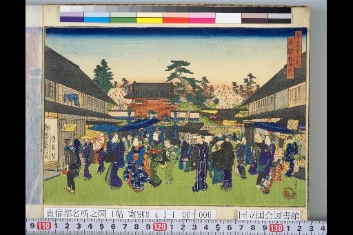 Famous Places of the Capital: The West Gate of Gion Shrine