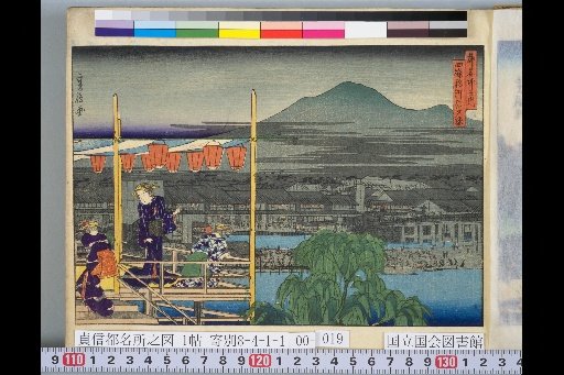 Famous Places of the Capital: Evening Cool at the Riverbank from Shijo Bridge