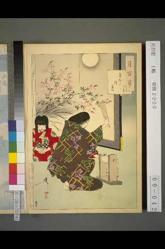 One Hundred Views of the Moon: Moon at the Washing Block, Yumigiri
