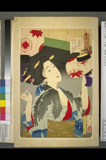 Thirty-two Types of Customs: O-ki-ga-tsu-ki-sa-sou (Alert-like) Customs of Kyoto Chambermaids in the Meiji Period
