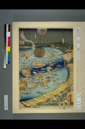 Summer Scenery of Ryōgoku Bridge in the Eastern Capital
