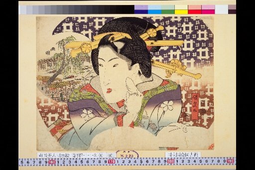 Beauties of Ryōgoku on Fans