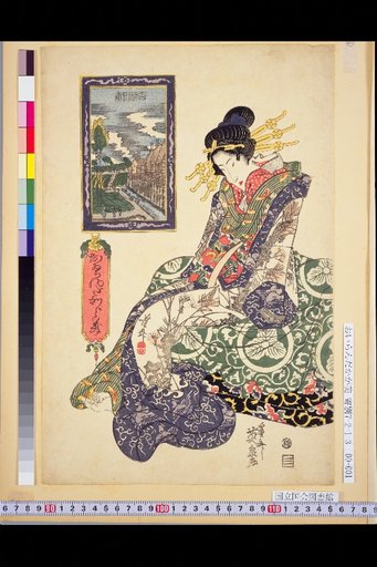 Beauty of the Oiran from Kaga