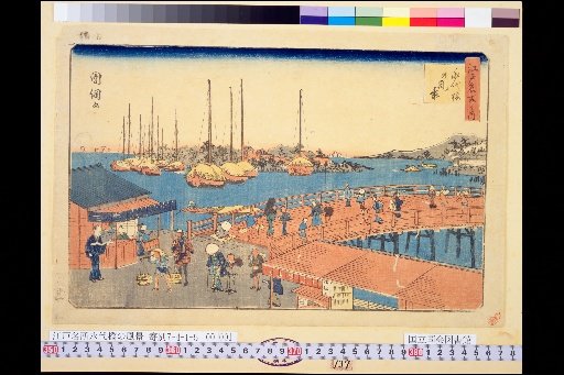 Scenery of Eitai Bridge, Famous Places of Edo