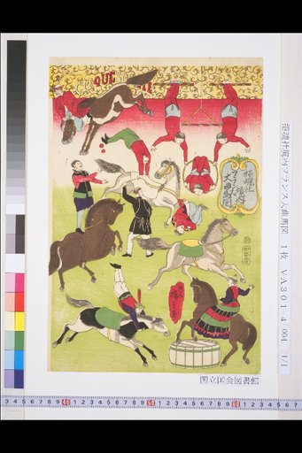 A Picture of the French Great Dance Horse at the Yasukuni Shrine Grounds