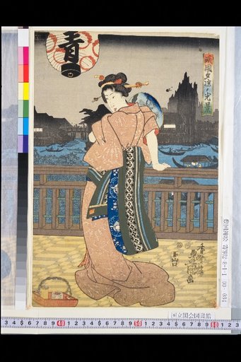 Scene of Evening Coolness at Ryogoku