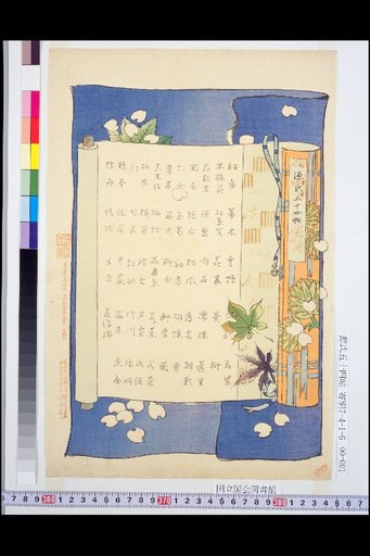 Genji Goju-yon-jō (Table of Contents)