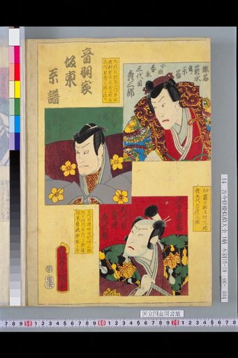 Otoya House Bandō Genealogy: Bandō Hikosaburō III, IV, and V