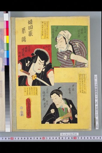 Sata House Genealogy: Bandō Sata Hanigorō III, IV, and Sata Jūrō II