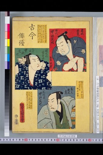Compendium of Actors Past and Present: Nakamura Bunshichi I, II, and III
