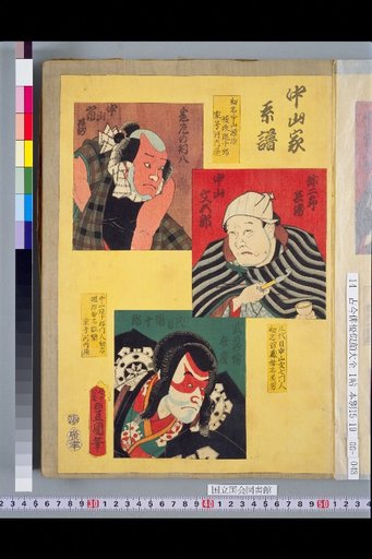 Nakamura House Genealogy: Nakamura Shūzō, Nakamura Bungorō, and Nakamura Genjūrō II