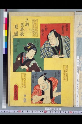Sanmasu Kyōmasu Family Genealogy: Sanmasu Baisha, Amagawa Gennoyō, and Sanmasu Morizō