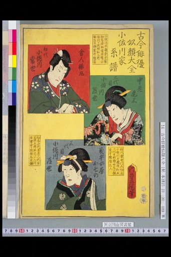 Kokon Haiyū Nigao Daizen Kosakawa Family Genealogy: 1st, 2nd, and 3rd Kosakawa Tsuneyo