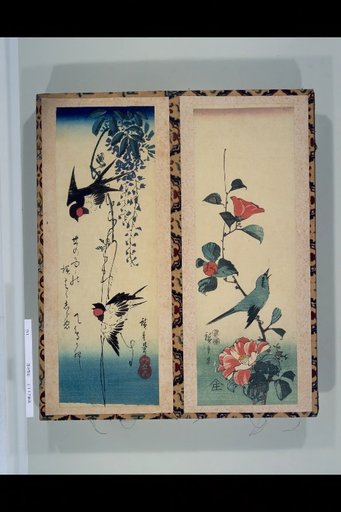 (Camellia and Nightingale)(Wisteria and Swallow)