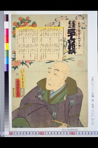 General Catalogue: Portrait of Ichiyūsai Toyokuni at Seventy-Eight