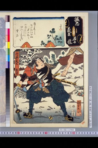 Mirror of the Names of Sincere Loyal Ministers fu Takebayashi Teishichi Takamasa