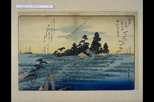 Eight Views of the Suburbs of Edo: Haneda Geese Landing