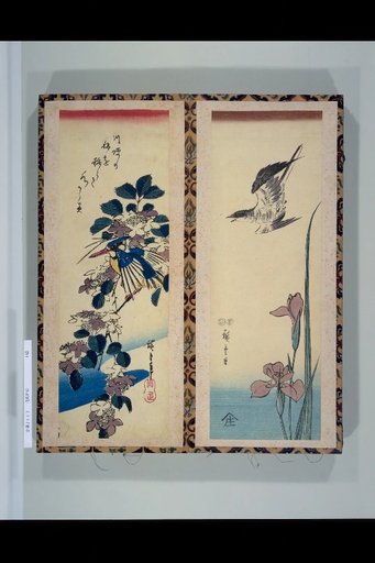 (Cuckoos on Iris), (Cicadas on Hydrangeas)
