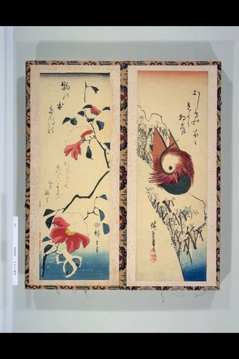 (Mandarin Ducks), (Camellias in Snow)