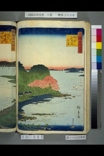 Hundred Views of Famous Places in Various Provinces, Kishu Kada no Ura (True View)
