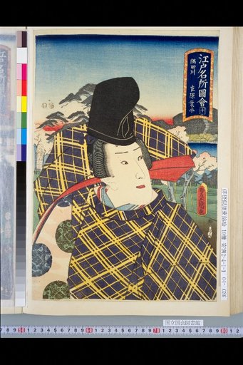Illustrated Guide to Famous Places in Edo, 10: Sumida River, Ariwara no Narihira