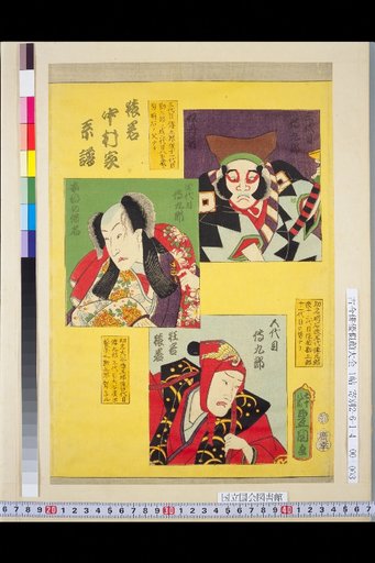 Saruwaka Nakamura Family Genealogy: 3rd Denkuuro, 4th Denkuuro, 5th Denkuuro