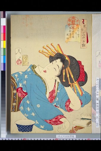 Thirty-Two Aspects of Customs: Frivolity. Customs of Kyoto Geisha in the Kansei Era