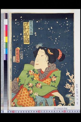 The Country Girl is Actually a Nine-Tailed Fox / Sawamura Tanoosuke, Miura no Suke, Bandō Hikosaburō