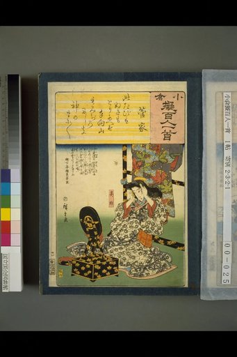 Kogara Imitation of the Hundred Poems of Ogura: Sugawara