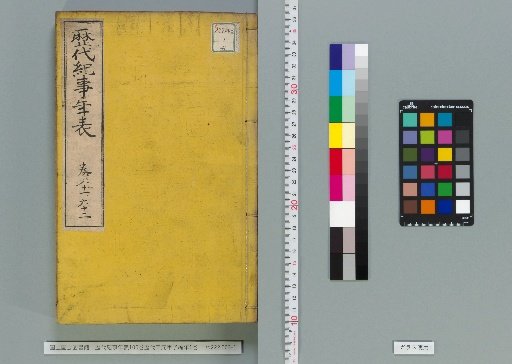 Chronological Table of Historical Events, 100 Volumes; Chronological Table of the Sixty-Year Cycle of the Three Elements, 1 Volume [41]