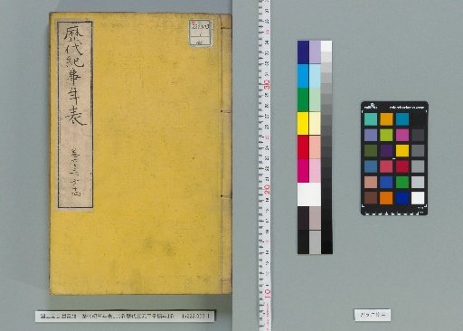 Chronological Table of Historical Events, 100 Volumes; Chronological Table of the Sixty-Year Cycle of the Three Elements, 1 Volume [42]