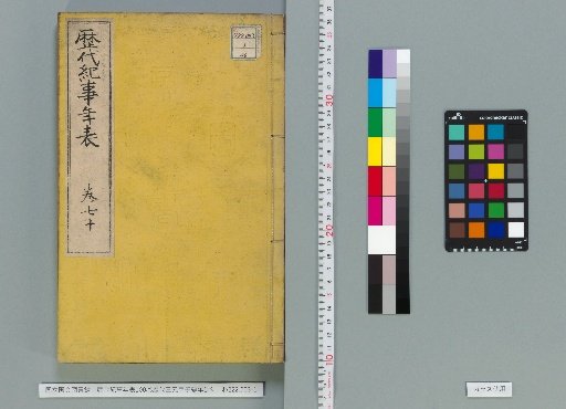Chronological Table of Historical Events, 100 Volumes; Chronological Table of the Sixty-Year Cycle of the Three Elements, 1 Volume [46]