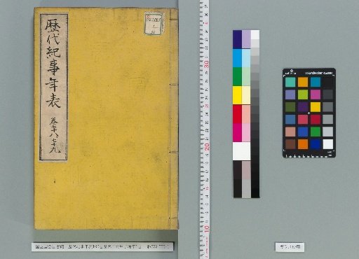 Chronological Table of Historical Events, 100 Volumes; Chronological Table of the Sixty-Year Cycle of the Three Elements, 1 Volume [51]