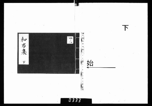 Collection of Japanese Names and Records of Different Names and Preparations, 2 volumes, Lower