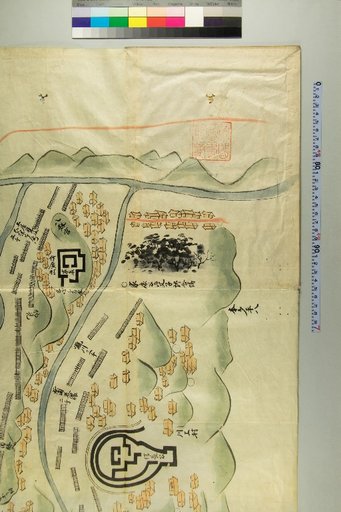 Map of the Ancient Battlefield of Nagashino
