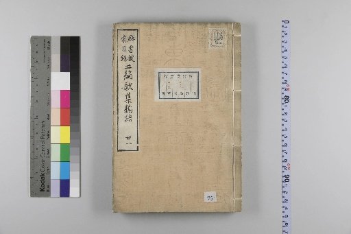 Second Collection of Poetic Synonyms, 26 Volumes: Place Names, 2 Volumes, 21