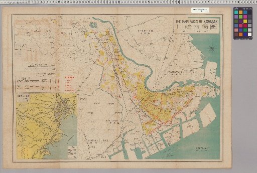 Map of Kawasaki City Streets