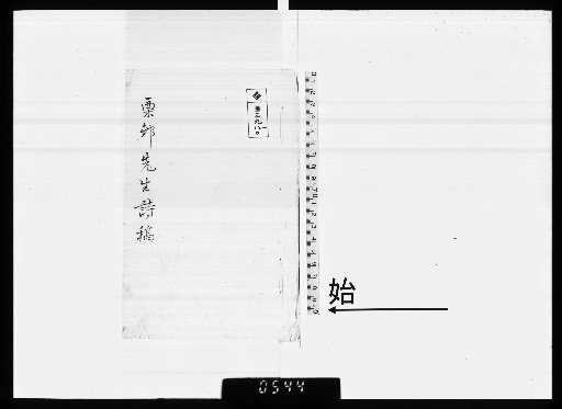 Poetic Drafts of Master Kurimura