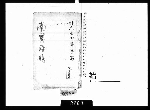 Poetry Drafts of Nanming
