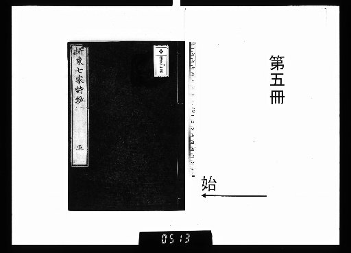 Settsu East Seven Masters' Poem Anthology, 7 vols. [5]