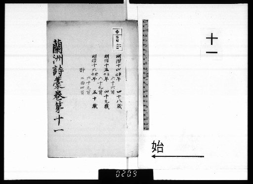 Ran-shū Shikō, 14 Volumes, Catalogue Vol. 1, 11
