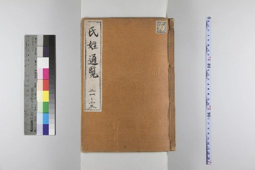 Comprehensive Register of Surnames and Lineages, 20 Volumes; Catalogue, 4 Volumes; Rhyme Collection Catalogue, 1 Volume [8]