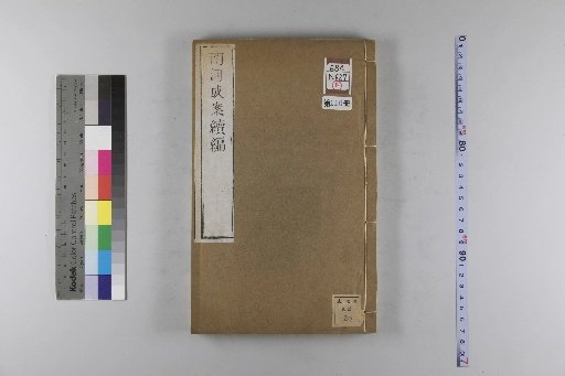 Nanhe Cheng'an: 54 volumes, 4 volumes of preface, 1 volume of index, 106 volumes of continuation, and 38 volumes of further continuation [110]