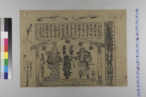 [One Hundred Years of Edo Theater: Longevity Celebration, Second Month, Kabuki Roster]