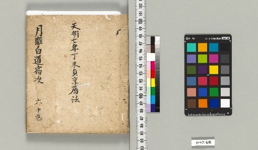[Materials Related to the Shibukawa Family of the Astronomical Bureau] [A-003] Tenmei 7th Year, Dingwei, Jōkyō Calendar Method