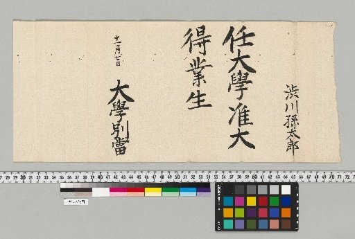 [Astronomical Documents of the Shibukawa Family] [B-105] [Official Decrees]