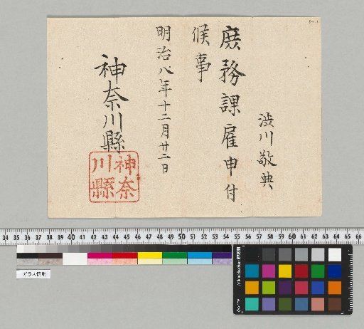 [Materials Related to the Astronomical Bureau, Shibaoka Family] [B-111] [Appointments]