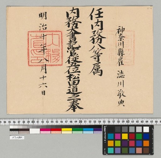 [Materials Related to the Tenmon-ho Shibukawa Family] [B-115] [Orders]